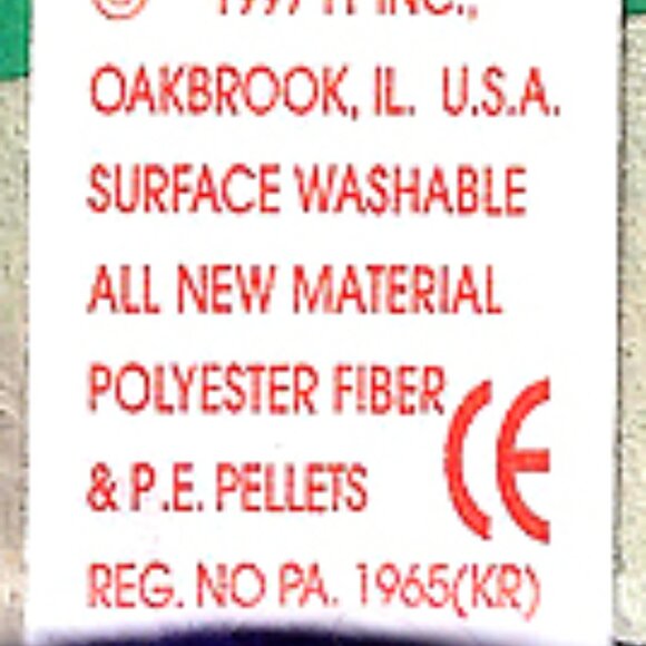 Princess Diana Beanie Baby | Ty Princess Bear 1997 PE Pellets |Collectible Plush - Picture 8 of 12